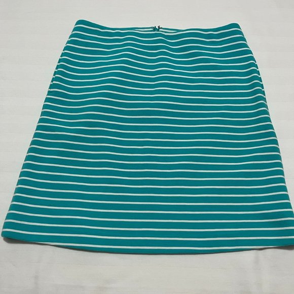 Talbots Petites striped Summer skirt with pockets Size 4P - Picture 1 of 8